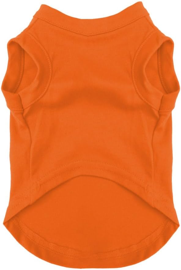 Gobble Til You Wobble Dog Tee Shirt | Sleeveless Breeds | Funny Thanksgiving | Fall | Turkey Day |Orange, Medium 342