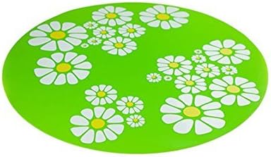 JIAN YA NA Silicone Pad Non-Slip Mat for 1.6 L Automatic Flower Water Fountain, Safe for Dogs Cats Birds (Green)