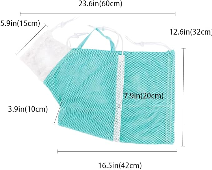 Cat Bathing Bag, Mesh Pet Grooming Restraint Bag for Washing, Nail Trimming, (Pink)
