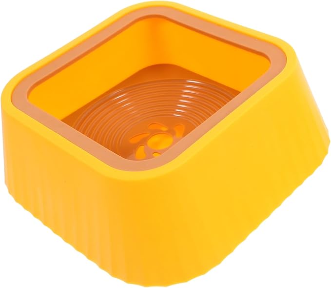 BESPORTBLE Pet Water Bowl with Floating Mechanism Durable Design for Cats and Small Dogs No-Spill Water Feeder Keeps Pets Mouth Dry and Area Clean