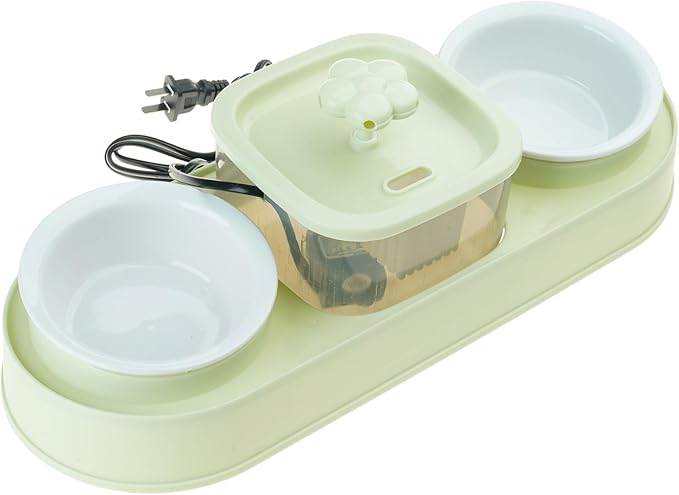 Pet Feeding Bowl Cats Raised Food Small Dog Cats Food Large Capacity Antislip Water Dispenser Waterer Supplies Pet Water Fountain