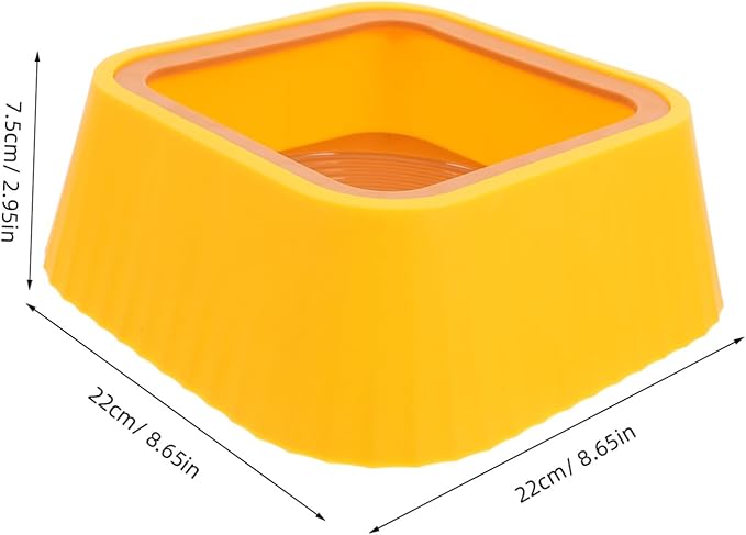 BESPORTBLE Pet Water Bowl with Floating Mechanism Durable Design for Cats and Small Dogs No-Spill Water Feeder Keeps Pets Mouth Dry and Area Clean