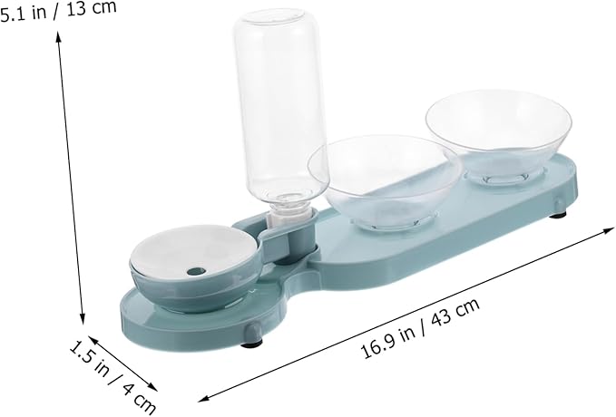 Dual-use Pet Feeder Easy-Clean Automatic Water Feeder Cat Accessory Bowl