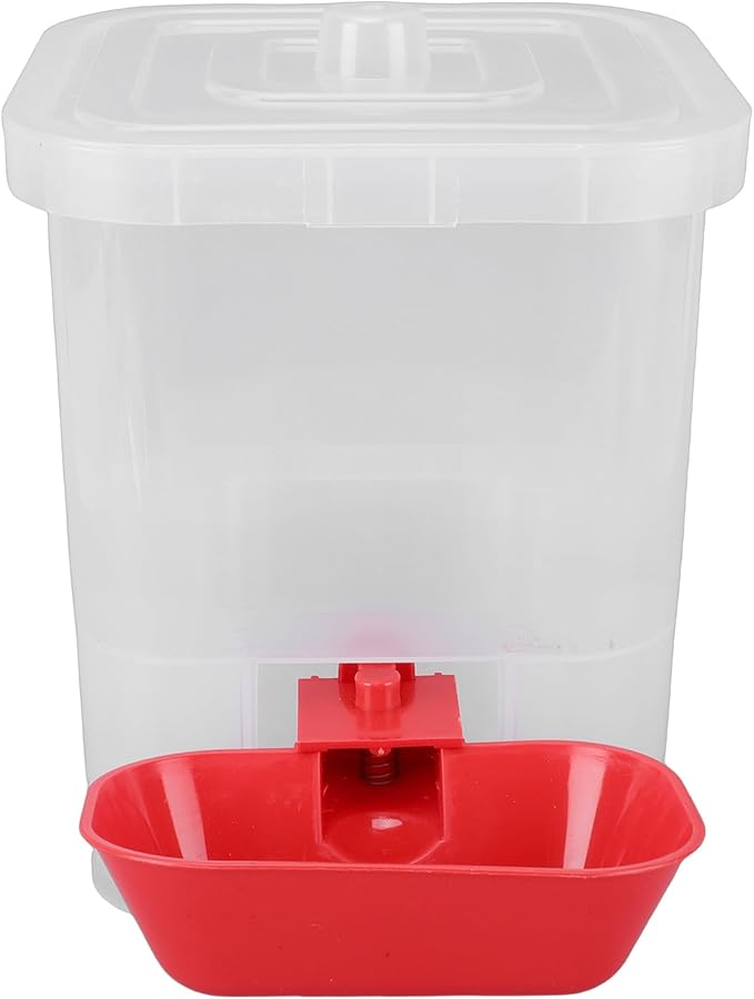 Zerodis Pet Water Dispenser, Multifunction Automatic Cat Water Feeder Large Capacity Freestanding Dog Drinking Container with Cover for Small Medium Pet Dog 7.09x7.09x8.27in