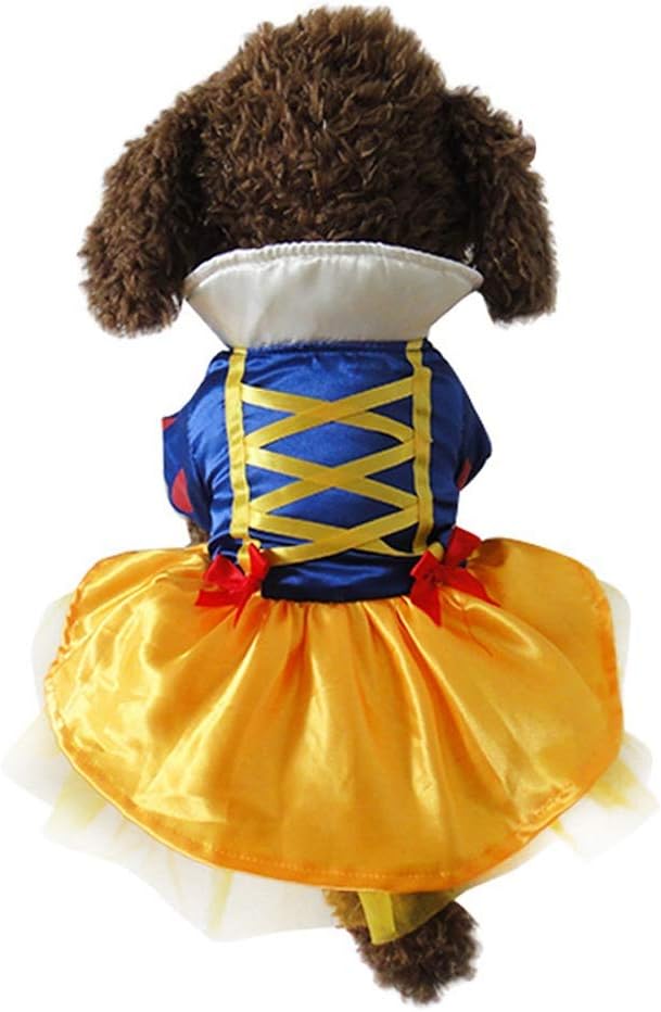 Dog Costume Dog Halloween Costume, Princess Dogs Dress Halloween Cat Costumes Pet Apparel, Cute Cosplay Costumes Coat for Halloween Party Christmas Special Events