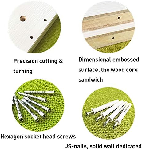 La La Pet® Wall-Mounted Cat Bed Condo Wood Cat Shelf Board Floating Cat Scratcher Cat Perch Mod Cat Furniture Cat Climber Tower Tree(Cloud)