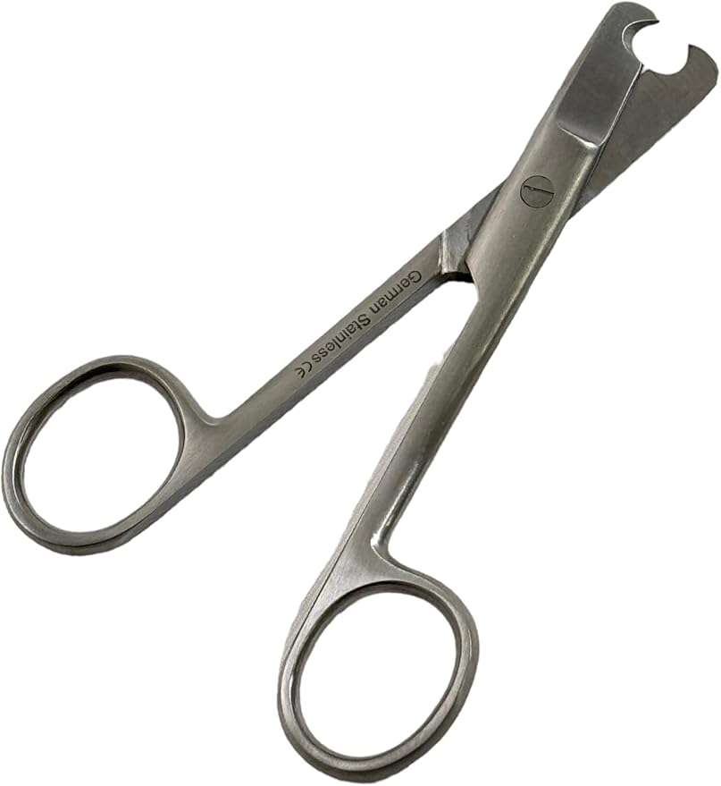 2 Piece Count - Small Animal Nail Cutters Scissors Style Claw Trimmer for Dogs, Cats, Birds, and Other Small Animals - Stainless Steel (4.5 in + 5.5 in)