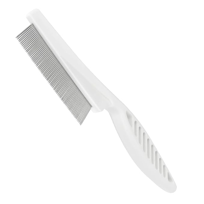 Combs for Pets - Pet Grooming Comb for Cats & Dogs Removes Tangles Knots with Stainless Steel Pins for Tear Stain Removal