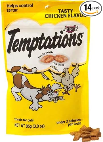 Whiskas Cat Treats, Tasty Chicken (Pack of 14)