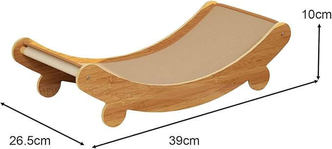 Cats Scratcher Bed Lying Or Curled Up Furniture Protection Sisal Scratcher Board Relaxing Space for Small Dogs, Small