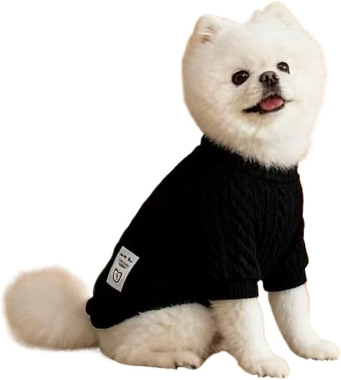 Kitten Clothes, Dog Cat Sweaters Pet Puppy Knitwear Costume Fall Winter Coat for Small Medium Cats Dog Girl Boy Fit 2.2-23lb