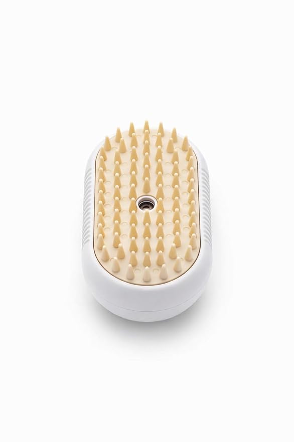 Electric Cat Grooming Brush with Spray, 3 in 1 Self-Cleaning Pet Comb for Shedding, Massage & Hair Removal, Rechargeable Deshedding Brush for Long & Short Haired Cats and Dogs