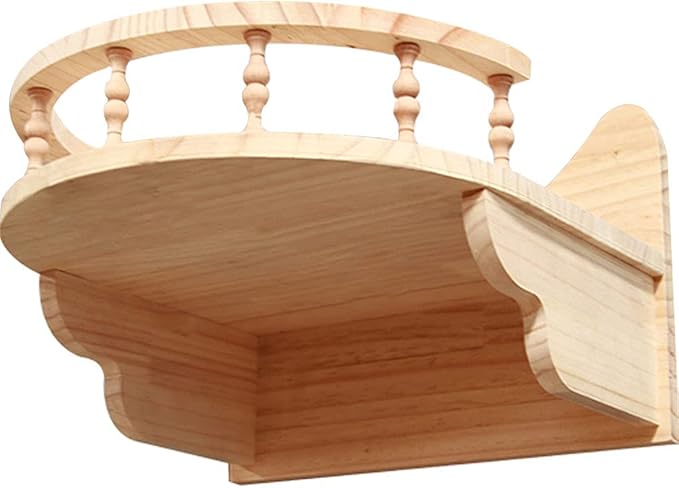 Wall Mounted Cat Bed Wood Floating Cat Shelves Cat Hammock Cat Activity Center Cat Lounger Cat Condo House Modern Cat Furniture Cat Perch Kitty Bed Cat Climber Tree