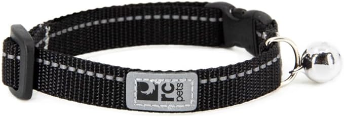 RC Pets Primary Collection Kitty Breakaway Collar, Black