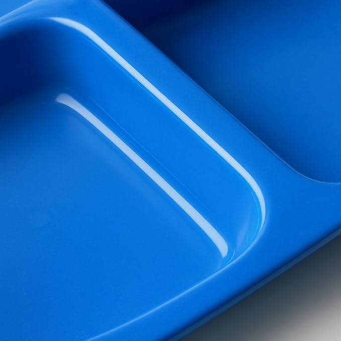 Lightweight Double Cat Dish (4 Pack) – Durable Plastic Food & Water Bowls for Cats, Small Pets, and Kittens – Easy Clean Feeding Station, Assorted Colors