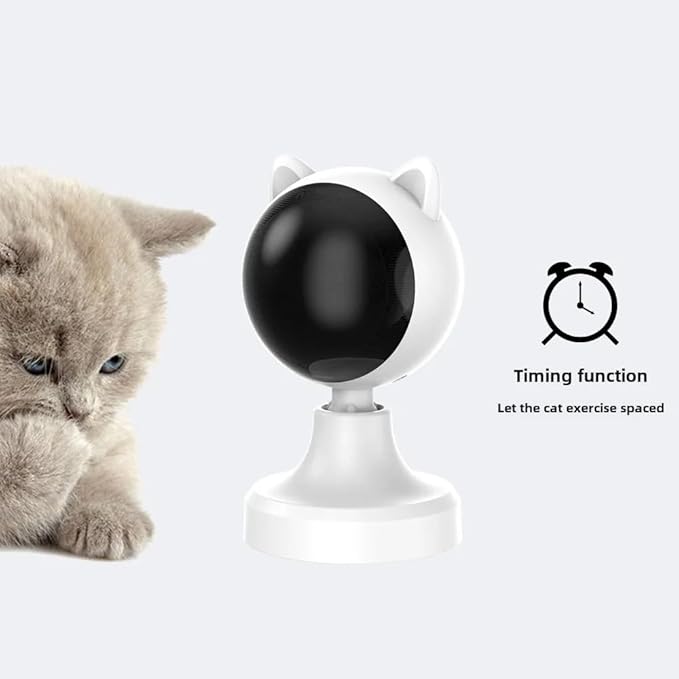 Smart Interactive Cat Toy – USB Rechargeable Motion-Activated Teaser in Box, Indoor Play for Active Cats, Hands-Free Entertainment