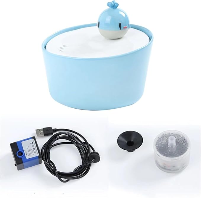 GeRRiT Water Feeder Ceramic Water Dispenser Ceramic Water Bowl Automatic Water Dispenser for Dogs Ceramic Hamster Bowl Pet Feeding Bowl Pet Water Fountain Cat Water Dispens