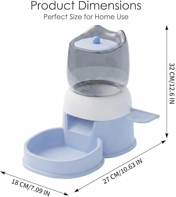 Cat Food Dispenser, Cat Feeder, Cat Feeder and Water Dispenser Automatic Pet Food Dispenser (1s)