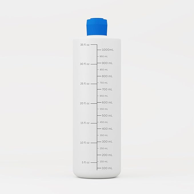 Dilution Bottle for Dog Shampoo, Mixing Bottle for Professional and Home Grooming, for Shampoo, Conditioner, and Solutions, Unscented, 35 oz (1 Pack) [We Love Doodles]