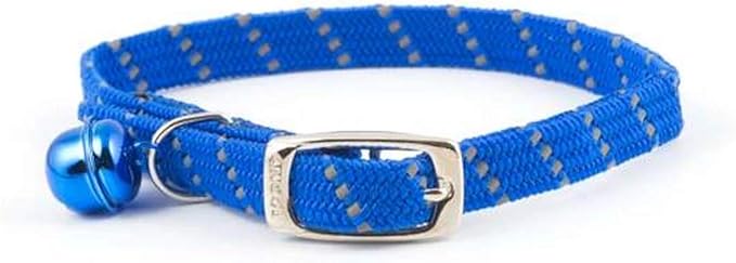 Ancol Reflective All-Elastic Cat Collar Black