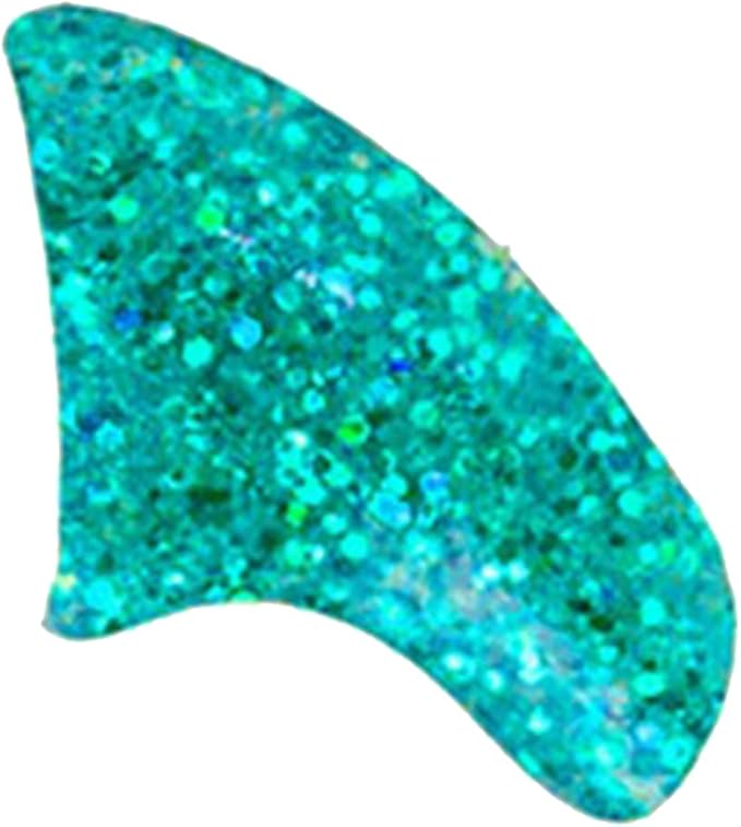 6 Month Supply Soft Nail Caps for Cats Seafoam Glitter Small - Extra Adhesives