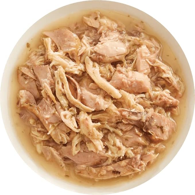 Rawz Natural Premium Shredded Canned Cat Wet Food - Grain Free Made with Real Meat Ingredients No BPA or Gums - 3oz Cans - 18 Count - Tuna & Chicken Flavor