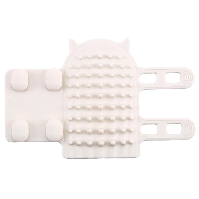 Self Groomers Soft Cats Wall Corner Massager Comb Brush Rubs The Face with A Tickling Comb Grooming Supply Self Groomers for Indoor Self Groomers Brush for Scratching Post Self