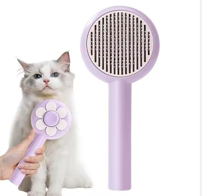 Cat Brushes for Indoor Cats, Cat Brush for Shedding, Cat Brush for Long or Short Haired Cats, Cat Grooming Brush Cat Comb for Kitten, Removes Loose Fur