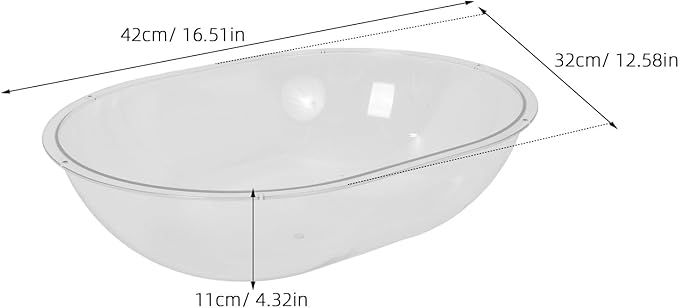 Levemolo Acrylic Dome Window Perch, Cat Tree Hammock, Clear Kittens Nest Furniture Bubble Bowl Replacement, Space Capsule Design Bowl for Cat Wall Shelf Bed 40x30cm