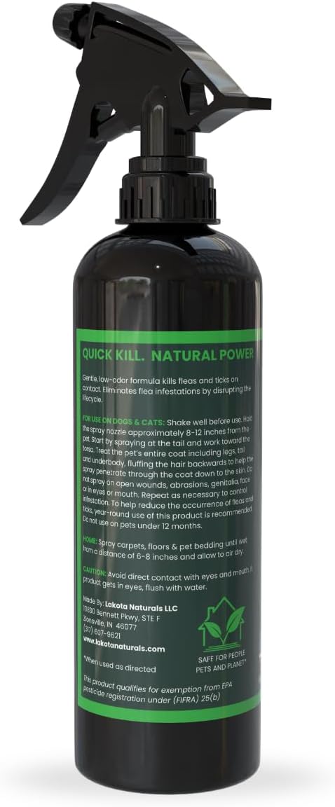 Flea Spray for Pets and Home Extra-Strength - 16oz