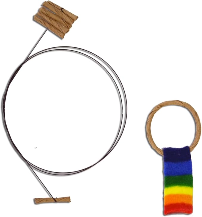 Cat Dancer Ringtail Chaser Combo - Fun and Fitness for Playful Cats. Includes One Original Toy, and One Original Cat Chaser.