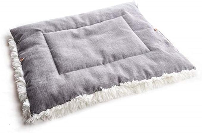 Gray Cat Litter Pet Mat Kennel Cat Pad Dual South Korea Velvet Long-haired Cat Litter Mattress Pet Pad Nest Fall and Winter 61cm X 51 cm