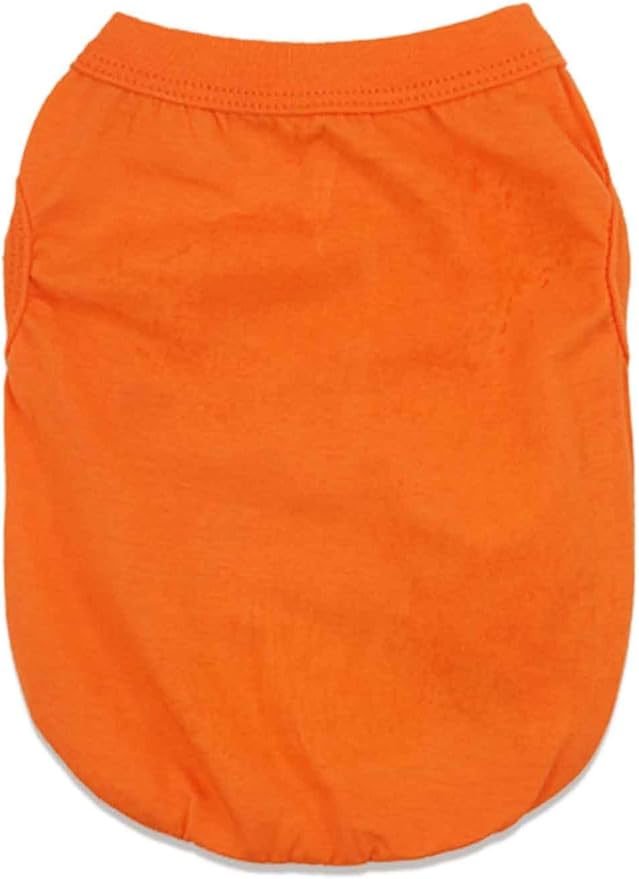 6 Pack Plain Dog T Shirts 100% Cotton Solid XS Puppy Clothes Blank Dog Clothes Girl Puppy Tshirt for Boy Dogs Shirts Pet T-Shirt for Small Medium Large Dogs Cats, XXL