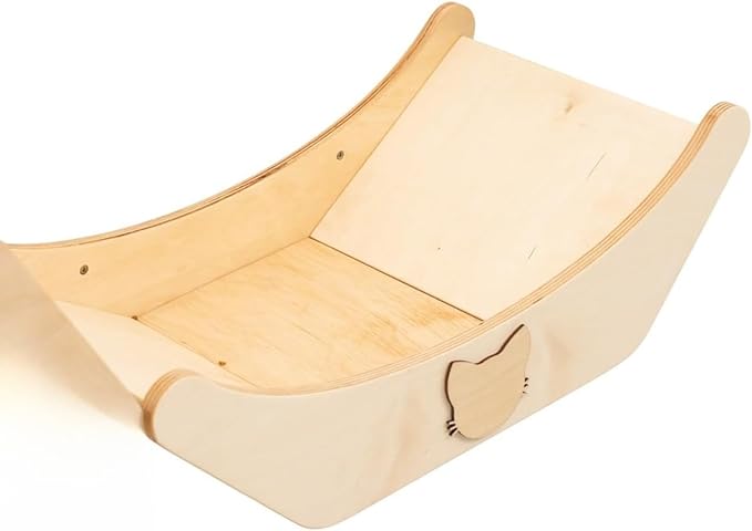 Wood Cat Bed Cat Basket Cat Toy Rustic Cat Wall Decor Cat Lover Gift New Home Gift Pet Furniture Cat Basket Indoor (Black, Bed)
