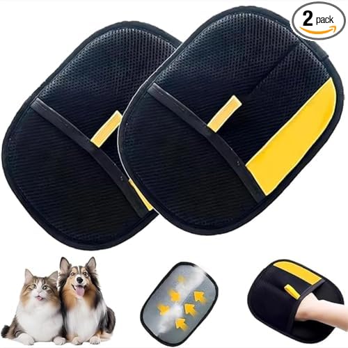 Hair Removal Glove,Hair Remover Glove for Pet (2PCS)