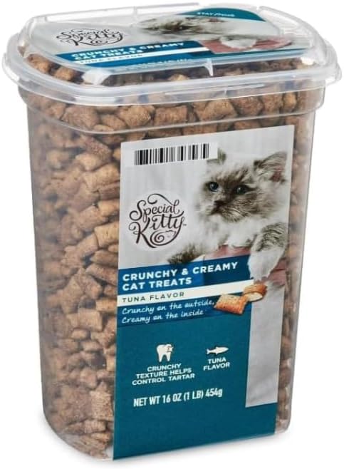 Special~Kitty Crunchy & Creamy Tuna Flavor Cat Treats- 16-oz Pack of 1