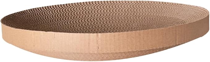 Cat Scratcher Replacement Core Pad, Recycled Corrugated Cardboard Scratching for Indoor Cats and Kittens, Interactive Pet Scratch Bed to Stress and Protect Furniture
