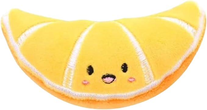 Orange Soft Fruit Series Catnips Cat Toy Interactive Gifts Fish Catnip Toys Doll Simulation Fruit Toy Catnip Toys for Pet