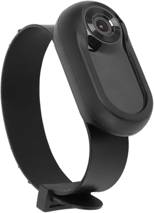 Pet Camera, 1080P Pet Collar Camera with 90 Wide Angle Lens Sports Action for Dogs Cats (Black)