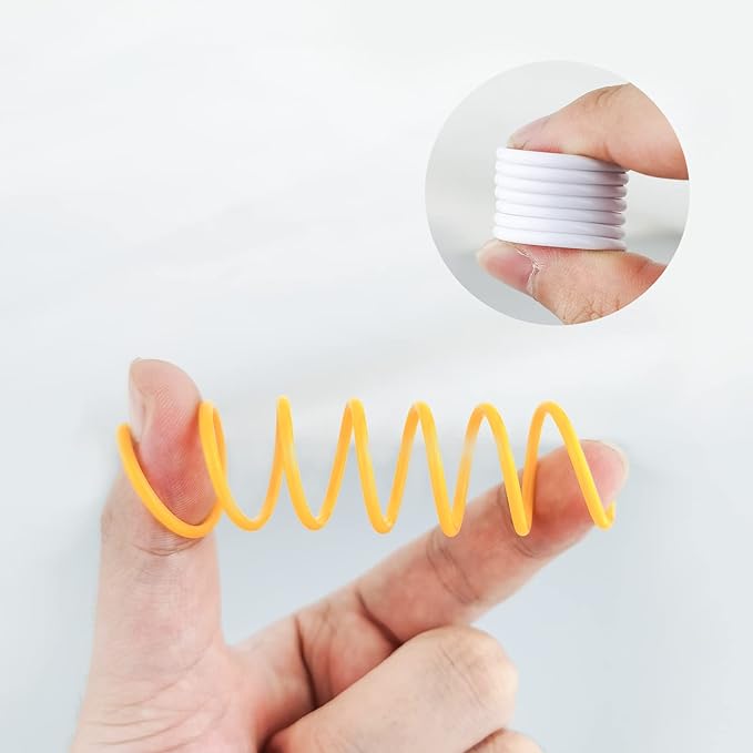 Andiker Cat Springs for Indoor Cats, 12Pc Cat Creative Toy to Kill Time and Keep Fit Interactive Cat Toy Spring Colorful Springs Cat Toy for Swatting, Biting, Hunting Kitten Toys (Colorful)