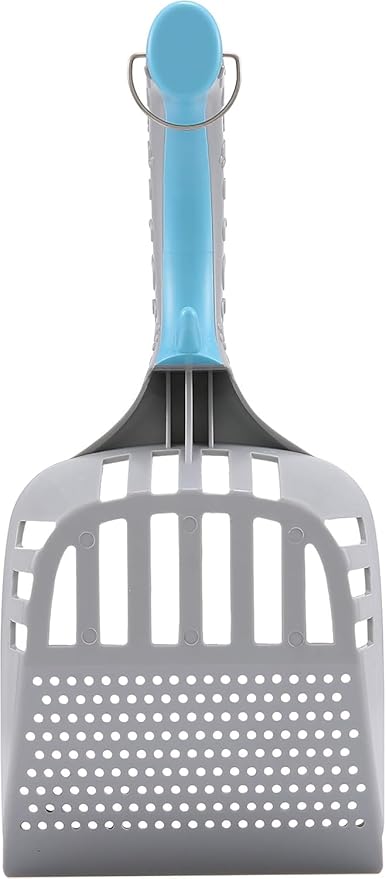 Fresh Step All in One Cat Litter Scoop, Deep Shovel with Ergonomic Non-Slip Handle, Wrist-Tilt Sifting Control, Easy-Clean Litter Scooper for Clumping and Pellet Litters - 2 Pack