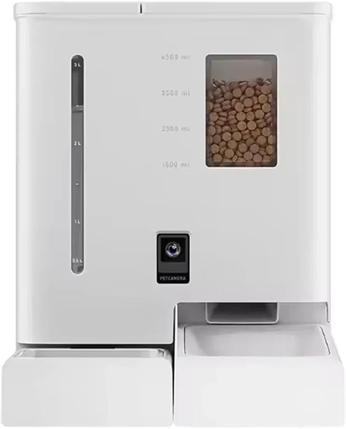 Automatic 2 in 1 Cat Dog Feeder & Smart Pet Water Fountain with Camera | Pet Feeding & Watering Products(WiFi Version)