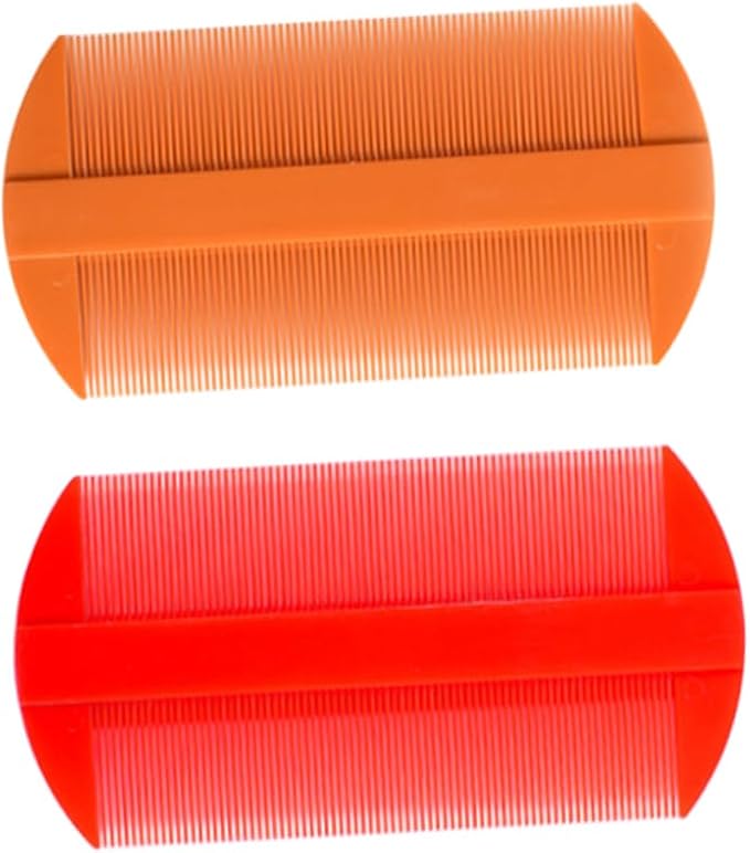 BESPORTBLE 8pcs Double-Sided Combs for Cats Red Pet Grooming Supplies and Removal for Daily Cleaning and Detangling Fur