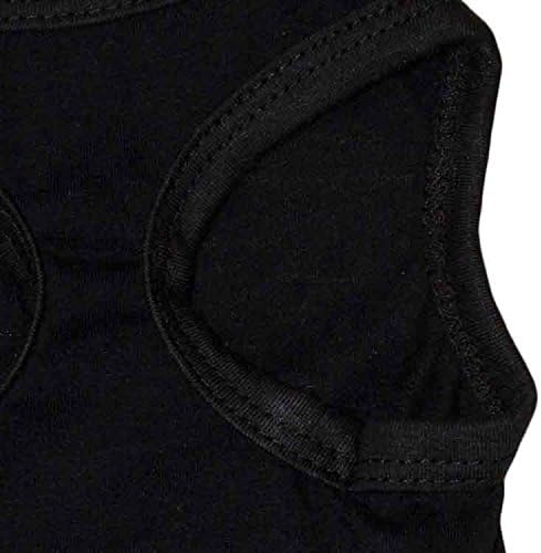 Pet Clothes, Cool Security Vest Pet Puppy T-Shirt Cotton Clothing Apparel Cat Spring Summer Breathable Sleeveless Harness Costume Clothes for Small Dogs (L, Black)