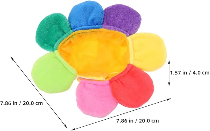 Sunflower Cat Headdress 2pcs Set Decorative Pet Hat Floral Costume Summer Puppy Hat Household Cat Party Apparel