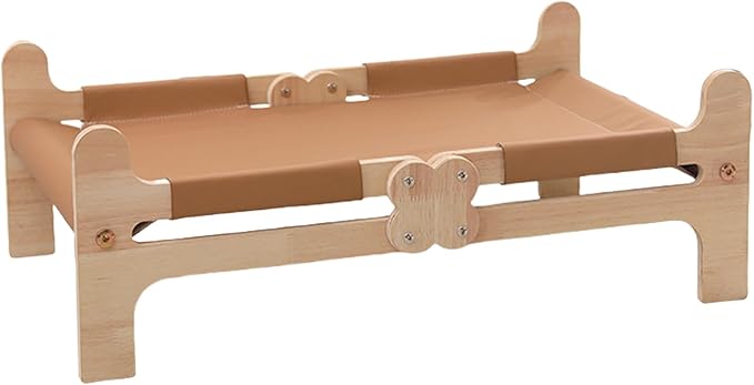 Cat Bed - Portable Pet Sleeping Cot, Raised Cat Furniture, Indoor Outdoor Pet Resting Accessory | Patio Beach Garden Lawn for Patio Beach Garden Lawn