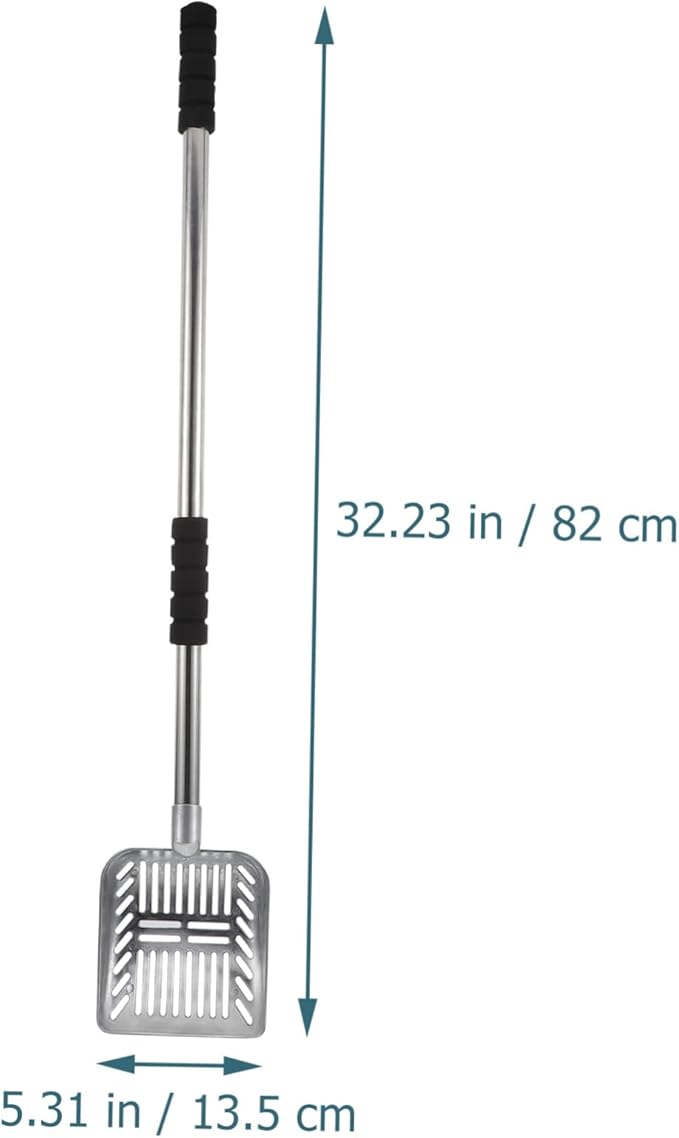 HANABASS Handle Cat Litter Shovel Poop Cleaning Scoop for Easy Pet Waste Removal Suitable for Cats and Pets Convenient Household Cleaning Tool