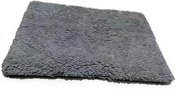 Self-Heating Soft Cat Bed Pet Bed for Cats and Dogs and Washable IndoorOutdoorNonElectric Heating Pad Super Warm Pet Pad WithAntislip Bottom Surface (Light Gray, Small)