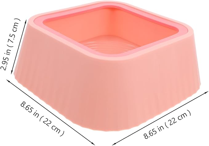 BESPORTBLE Cat Dog Water Bowl Floating Design Durable Material Keeps Pets Dry for Small Dogs and Cats Feeding
