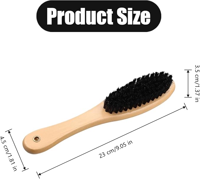 Cat Brush Professional Soft Bristle Cat Grooming Brush with Wooden Handle for Kitten Pet Grooming